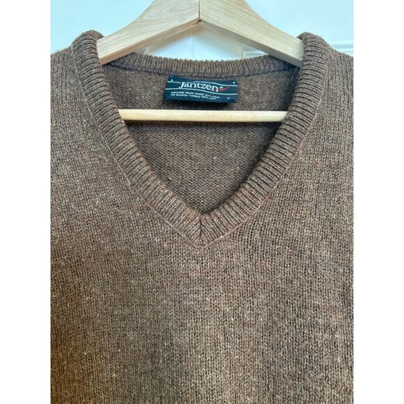 Vintage Jantzen Wool VNeck Sweater - Picture 3 of 4